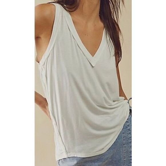 Free People Tops - We the‎ Free Womens V-Neck Sleeveless Tank Top Size XS